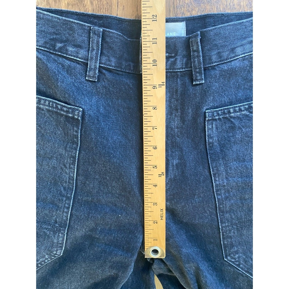 Everlane Women's The Way-high Gardener Cropped Denim Jeans Washed Black Size 24 - Picture 6 of 10